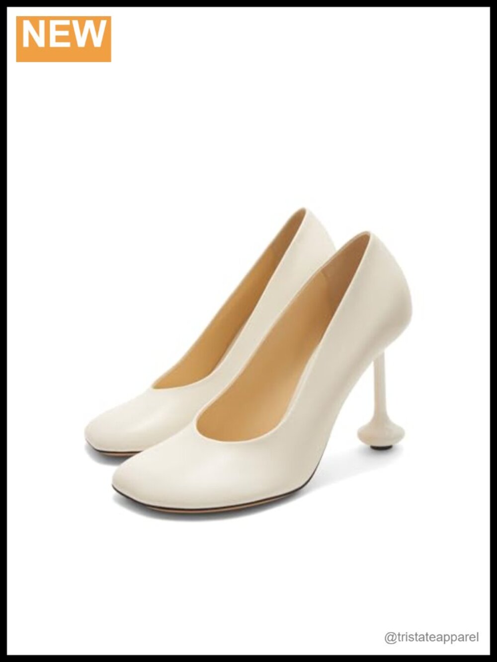 Women's Slingback Heels Gourd-Shaped Heel Square Toe Slip On Dress Pumps